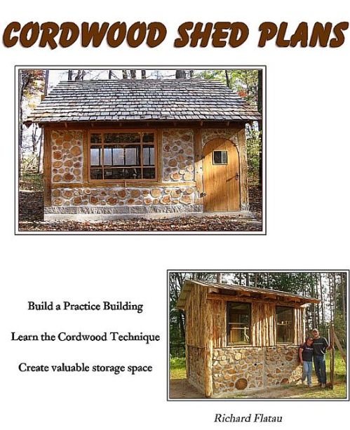 Cordwood Shed Plans 640 x 786  550